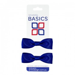 Royal Pixie Satin bows  on clips Pair - 10 per pack