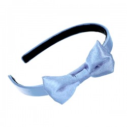 Cornflower Basics Satin Bow Headband